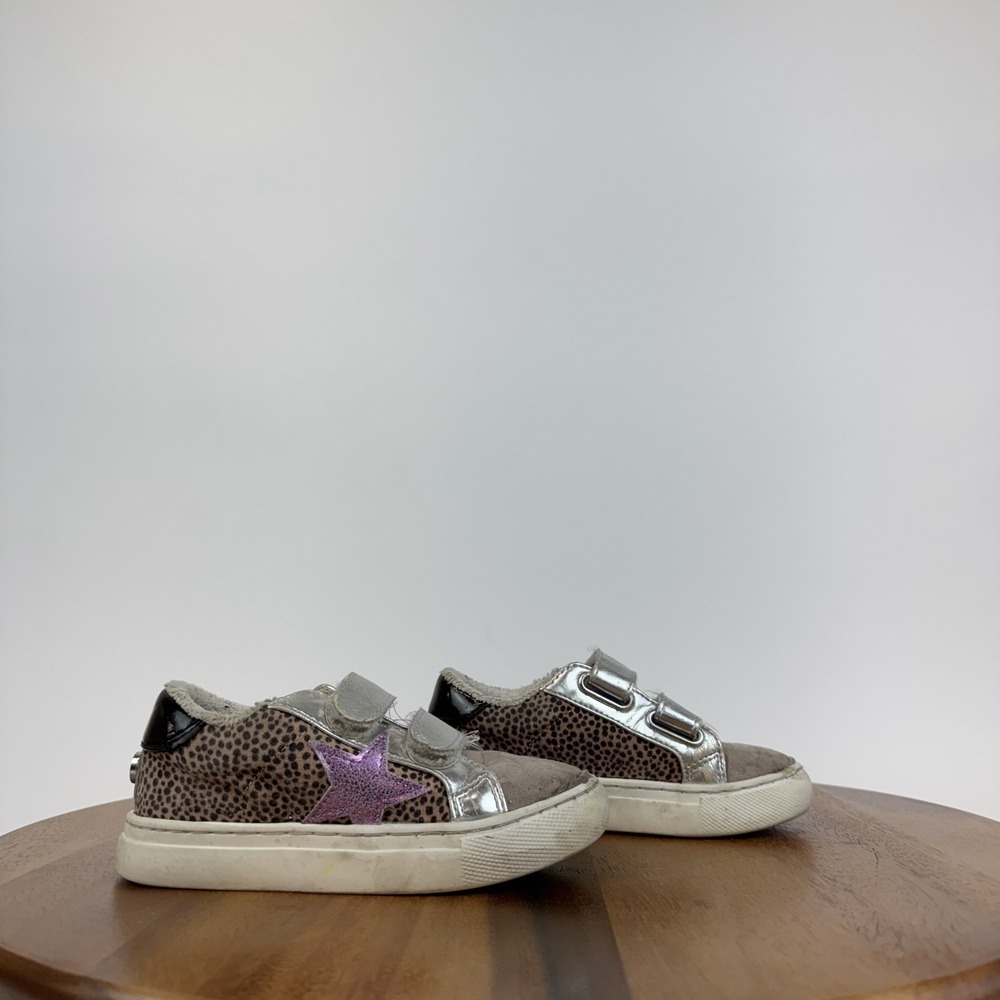 Little Kids Girls Steve Madden Rezume Cheetah‎ Print Sneakers Shoes Size 9 C